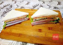 火腿鸡蛋三明治的做法图解21