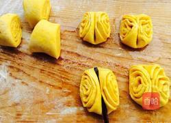 南瓜花卷的做法图解16