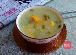 红薯绿豆粥的做法图解4