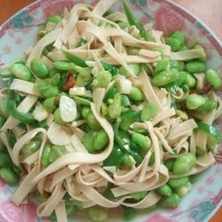 青豆炒千张