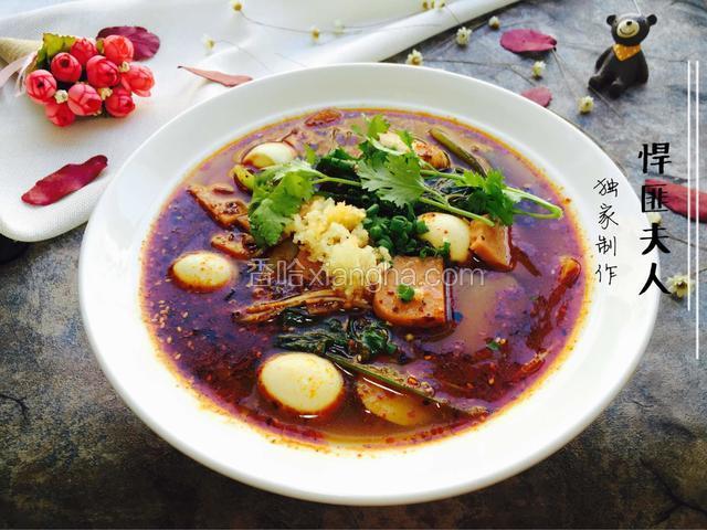 一碗香喷喷的冒菜就做好了。