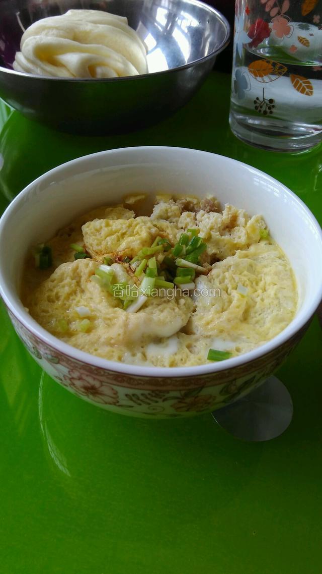 肉饼蒸蛋