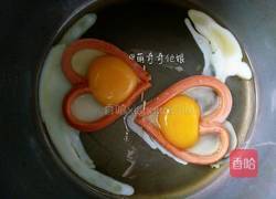 电饭煲火腿爱心煎蛋的做法图解7