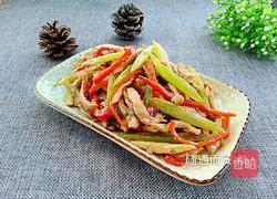 芹菜炒肉丝的做法图解14