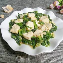 油麦菜炖豆腐的做法[图]