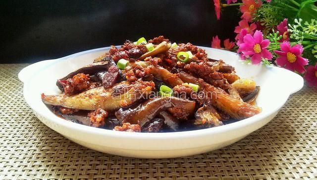 微波肉末茄子