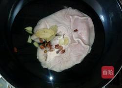 酸菜炒猪肚的做法图解3