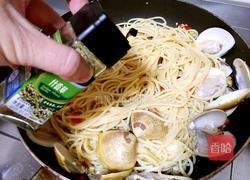 白蛤蒜仔意大利面的做法图解7