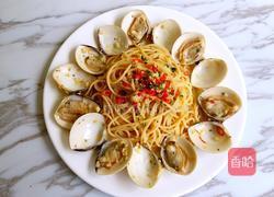 白蛤蒜仔意大利面的做法图解8