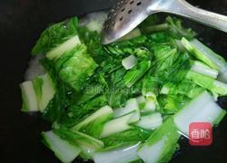 小白菜炒肉的做法图解2