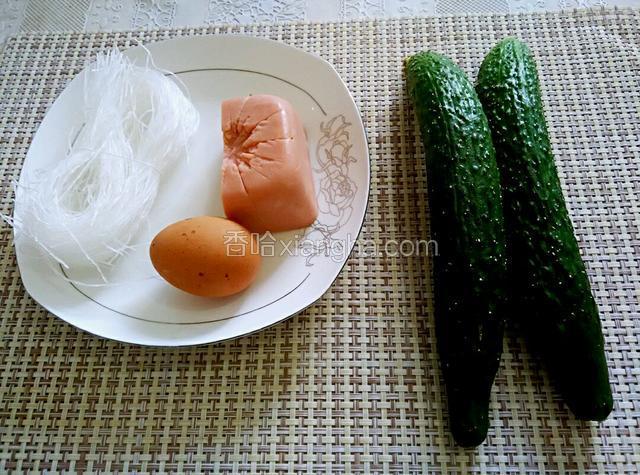准备好食材
