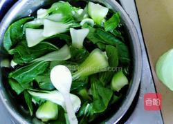 猪油炒上海青的做法图解2