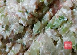 猪肉冬瓜馅饺子的做法图解5