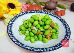 炒毛豆的做法图解7