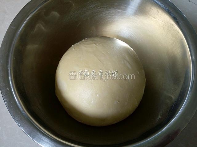 滚圆放盆中进行基础发酵。