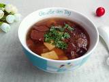 豆腐猪血汤的做法[图]