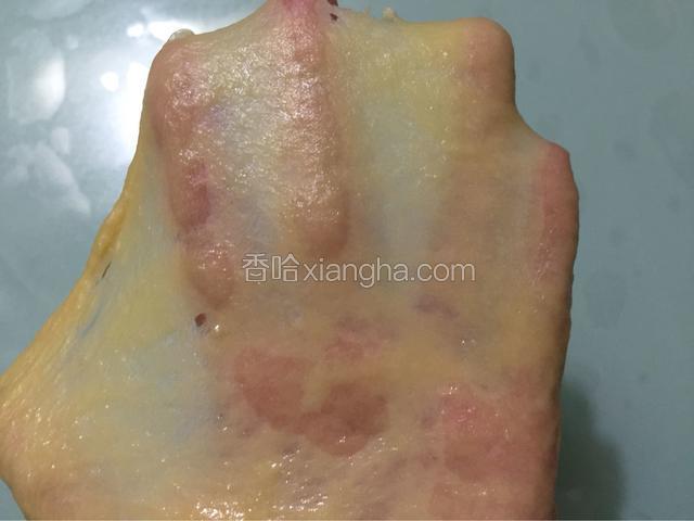 一共揉了45分钟，这是揉出的膜