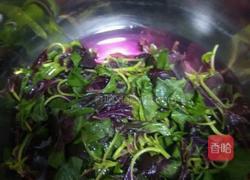 紫色苋菜汁凉粉的做法图解2