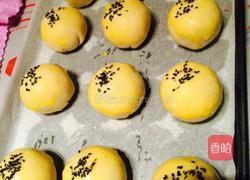 玫瑰豆沙蛋黄酥的做法图解16