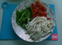 蚝汁海鲜菇炒牛柳的做法图解3