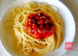 茄汁意面的做法图解4