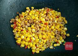 玉米粒炒肉末的做法图解8