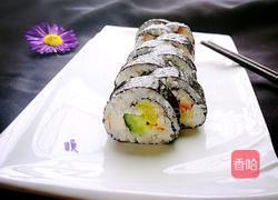 烤鸡肉寿司卷的做法图解19