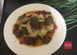 芥蓝炒腊牛肉的做法图解7