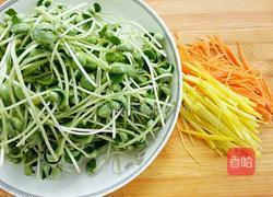 素炒豌豆苗的做法图解2