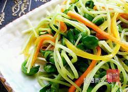 素炒豌豆苗的做法图解8