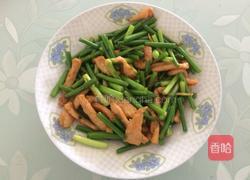 肉丝炒蒜苔的做法图解14