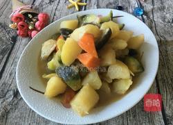 土豆炖圆茄子的做法图解10