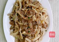 肉片烧蘑菇的做法图解7