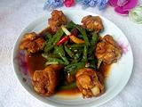 鸡腿炖豆角的做法[图]