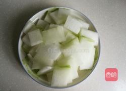 冬瓜丸子粉丝汤的做法图解1