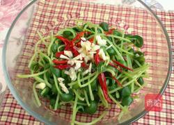 凉拌豆苗的做法图解4
