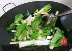 白菜炒大虾的做法图解7