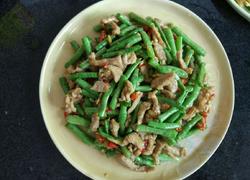 长豆角炒肉