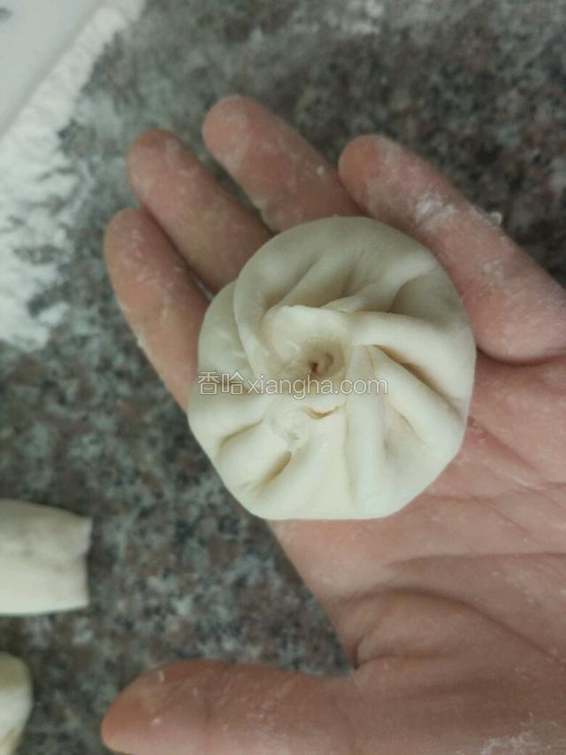 包好的包子；
