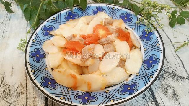 山药炒肉片