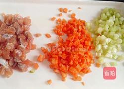 宝宝三文鱼粥的做法图解3