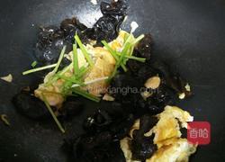 木耳炒鸡蛋的做法图解4