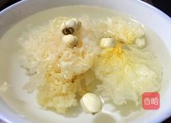 银耳红枣莲子羹的做法图解2