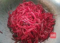 炒紫菜头的做法图解4