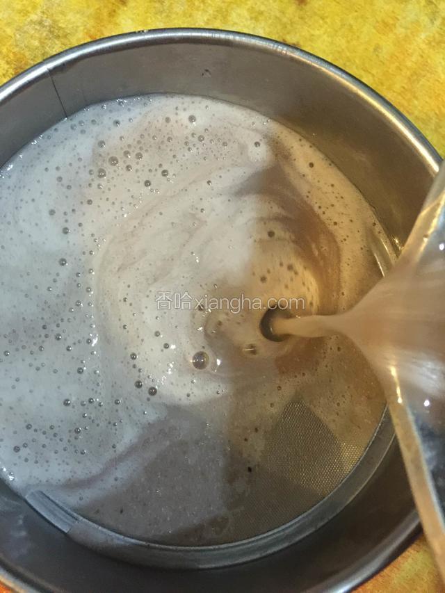 时间到，用筛过滤下！亦可连同渣一起喝！个人爱好吧！