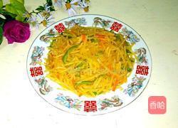 胡萝卜丝炒土豆丝的做法图解7