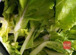 小白菜炒香菇的做法图解1