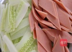 黄瓜火腿的做法图解1