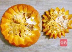 南瓜蒸蛋的做法图解3