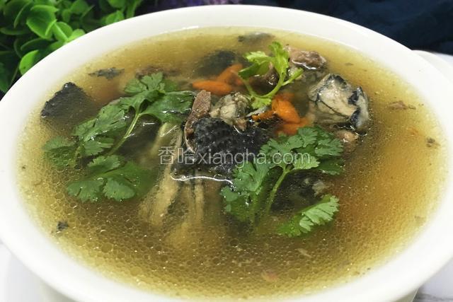 近照图，味道，淡淡的，甜甜的，带着枸杞子与肉的香味。